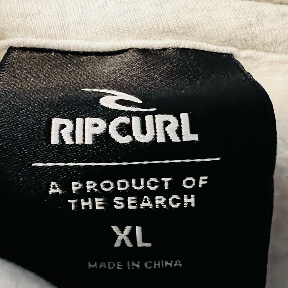 Rip Curl Men’s Gray Pullover Sweatshirt Casual Surf Style Size XL - Picture 4 of 11